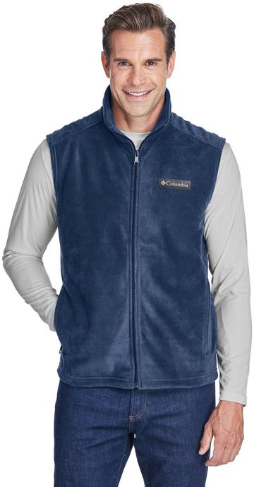 Columbia Men's Mountain 7.4-ounce, 100% polyester Vest With Pockets